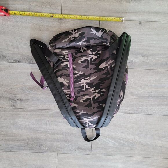 Clements Ribeiro ‘POP’ Full Size purple camouflage backpack 12X14 main image 12